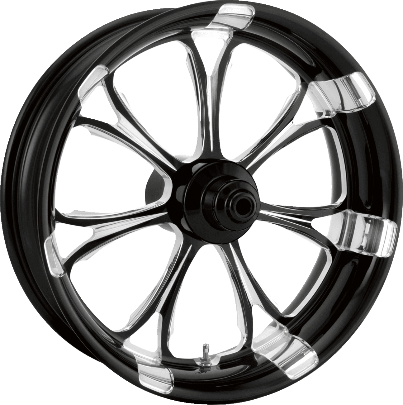 BARNETT 0201-1904 Wheel - Paramount - Front - Dual Disc/without ABS - Platinum Cut™ - 21x3.5 - '08+ FL