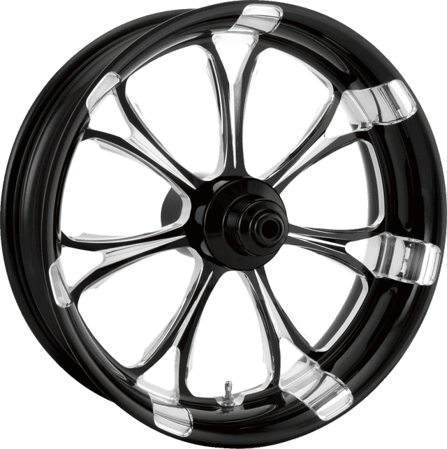 PERFORMANCE MACHINE (PM) 0201-1911 Wheel - Paramount - Front - Dual Disc/with ABS - Platinum Cut™ - 21x3.5 - '08+ FLD