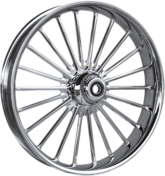 RC COMPONENTS 0201-2262 Wheel - Illusion - Front - Dual Disc/without ABS - Chrome - 21x3.5 — image 1 of 2