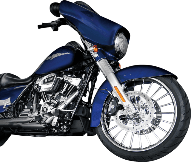 RC COMPONENTS 0201-2262 Wheel - Illusion - Front - Dual Disc/without ABS - Chrome - 21x3.5 — image 2 of 2