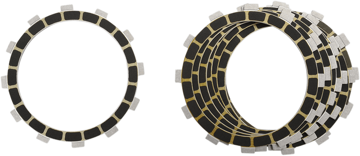 BARNETT 2012-420 Clutch Plate Kit - Friction Plate - Carbon Fiber - Yamaha