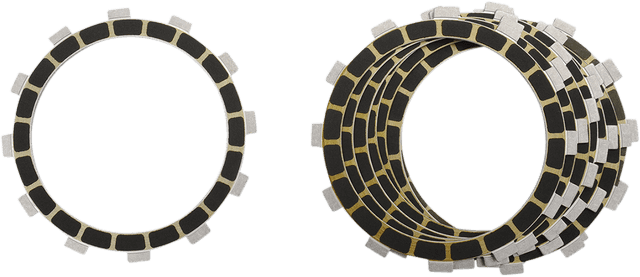 BARNETT 2012-420 Clutch Plate Kit - Friction Plate - Carbon Fiber - Yamaha