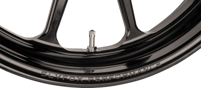 SLYFOX 0201-2440 Wheel - Track Pro - Front - Dual Disc/with ABS - Black - 19x3 — image 2 of 4