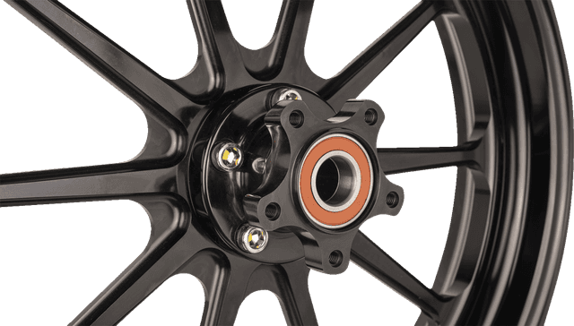 SLYFOX 0201-2440 Wheel - Track Pro - Front - Dual Disc/with ABS - Black - 19x3 — image 3 of 4