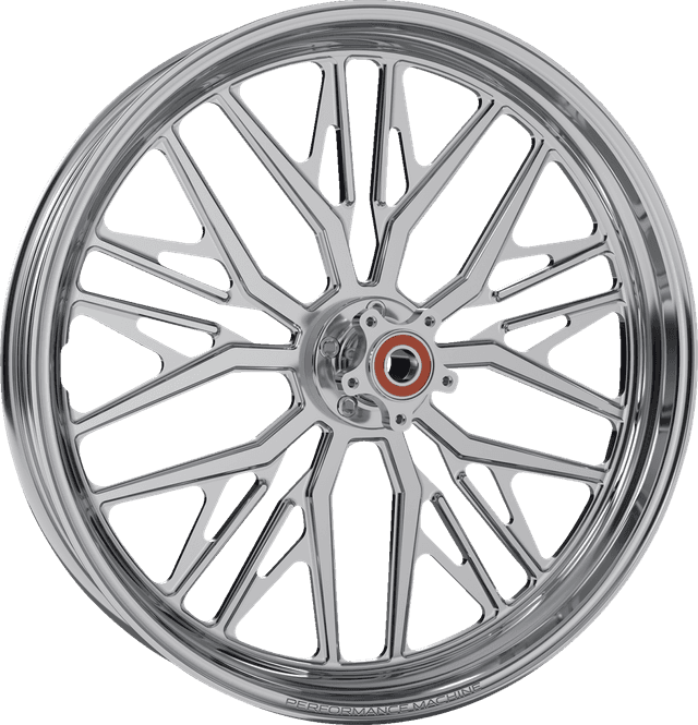PERFORMANCE MACHINE (PM) 0201-2453 Wheel - Nivis - Front - Dual Disc/without ABS - Chrome - 21x3.5