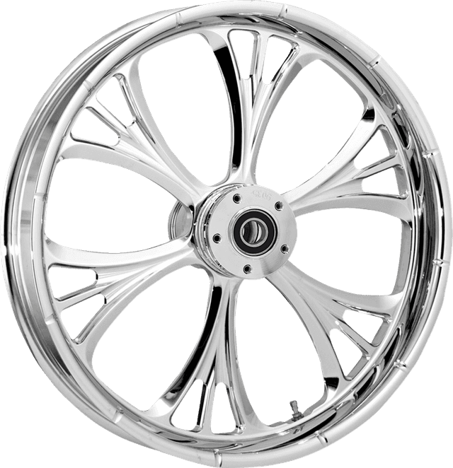 RC COMPONENTS 0201-2558 Wheel for Hub Mounted Rotor - Majestic - Front - Chrome - 21x3.5 — image 1 of 2