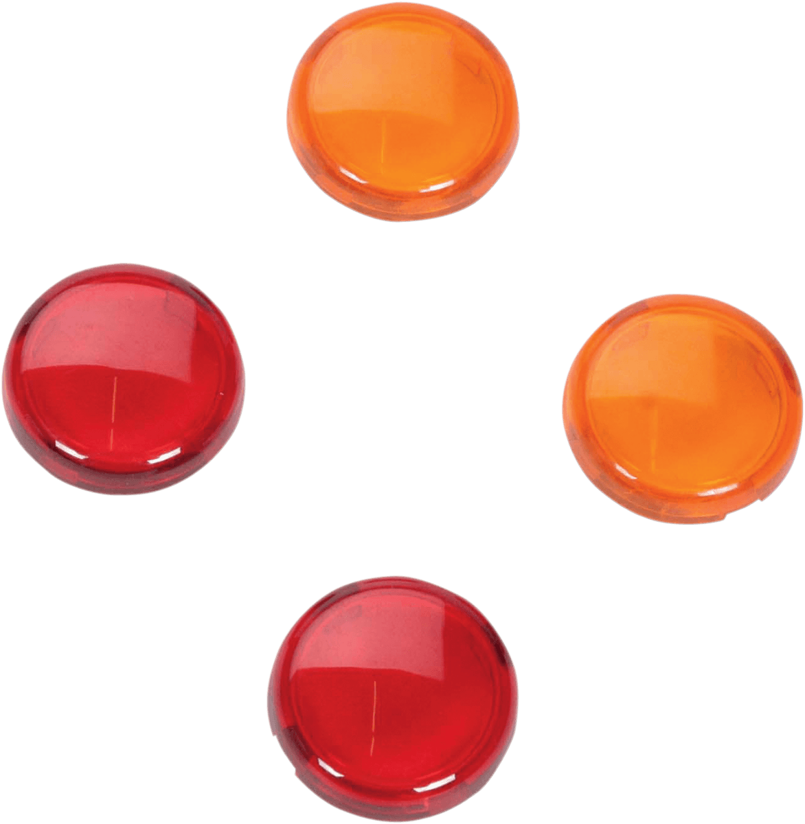 DRAG SPECIALTIES 2020-0119 Mini-Duece Lens Kit - Amber/Red