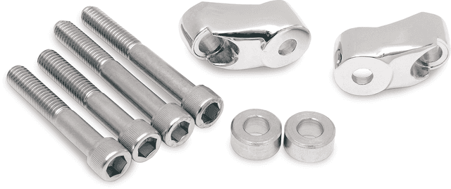 DRAG SPECIALTIES 2020-0347 Turn Signal Mount Kit - 39 mm/49 mm - Chrome — image 1 of 2