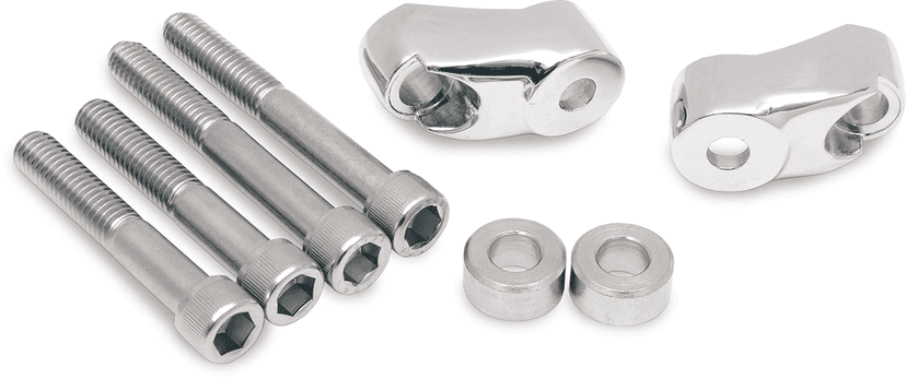DRAG SPECIALTIES 2020-0347 Turn Signal Mount Kit - 39 mm/49 mm - Chrome — image 1 of 2