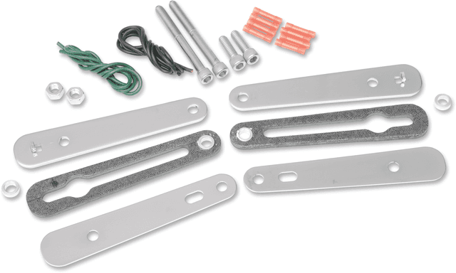 SADDLEMEN 2020-0349 Turn Signal Relocation Kit - Sportster - Chrome — image 2 of 2