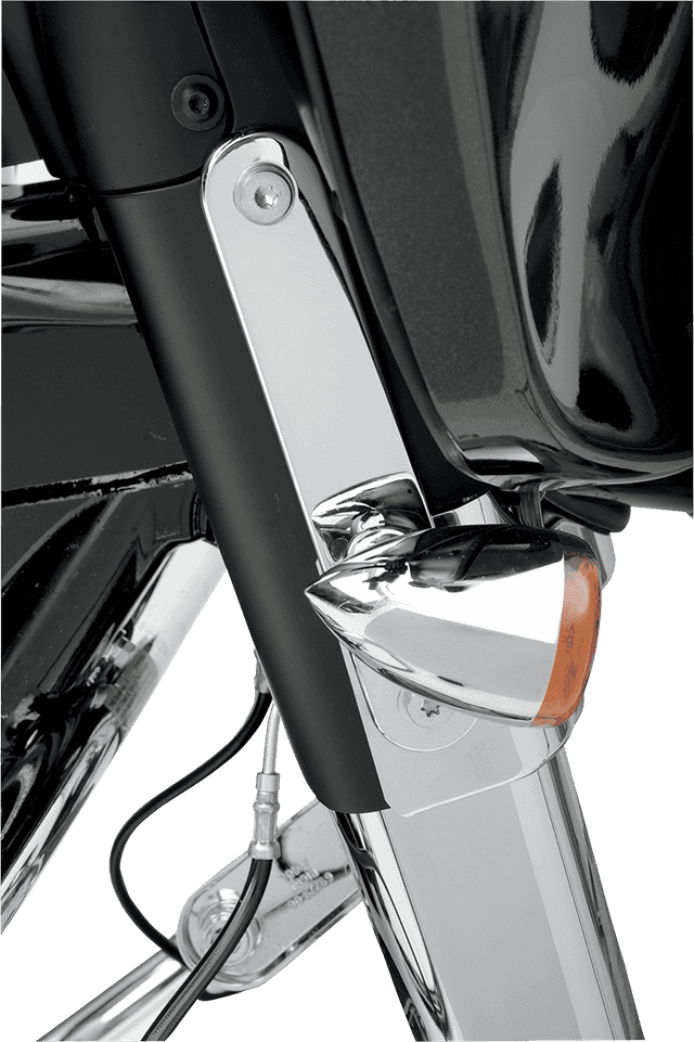 DRAG SPECIALTIES 2020-0396 Relocation Mount - Turn Signal - Chrome — image 2 of 2