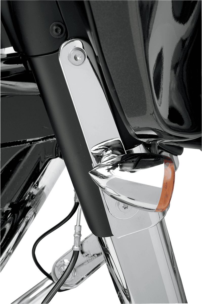DRAG SPECIALTIES 2020-0396 Relocation Mount - Turn Signal - Chrome — image 2 of 2