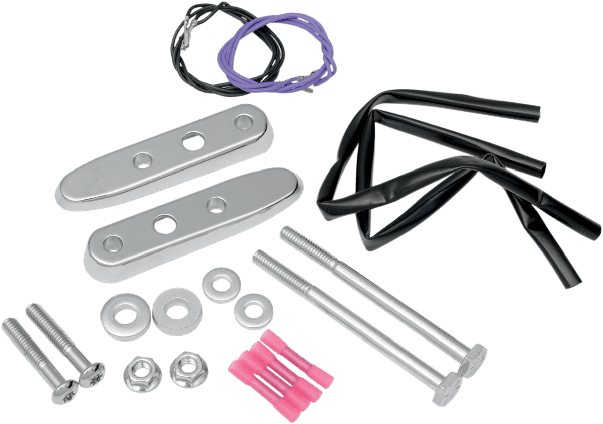 DRAG SPECIALTIES 2020-0409 Turn Signal Relocation Kit - Rear - '04-'17 XL