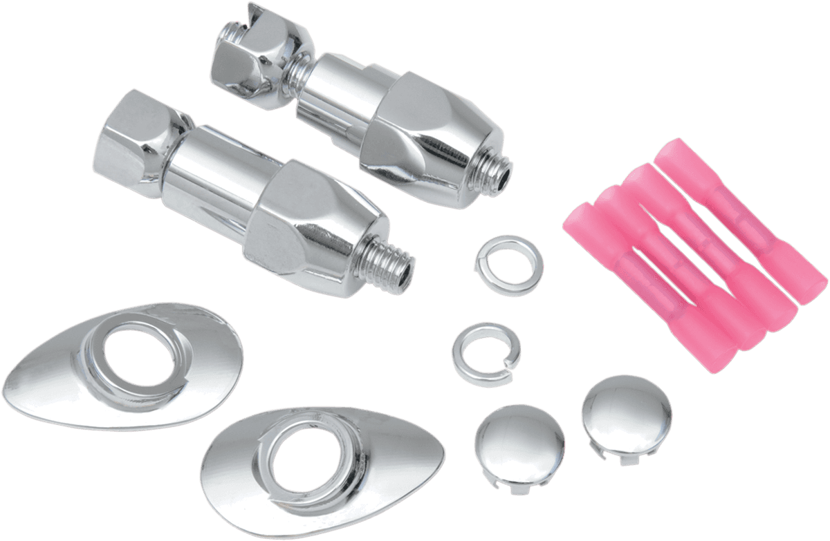 DRAG SPECIALTIES 2020-0410 Turn Signal Relocation Kit - Rear - '03-'10 Softail