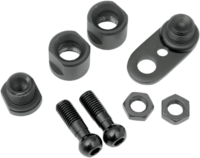 DRAG SPECIALTIES 2020-0416 Turn Signal Swivel Kit - Black