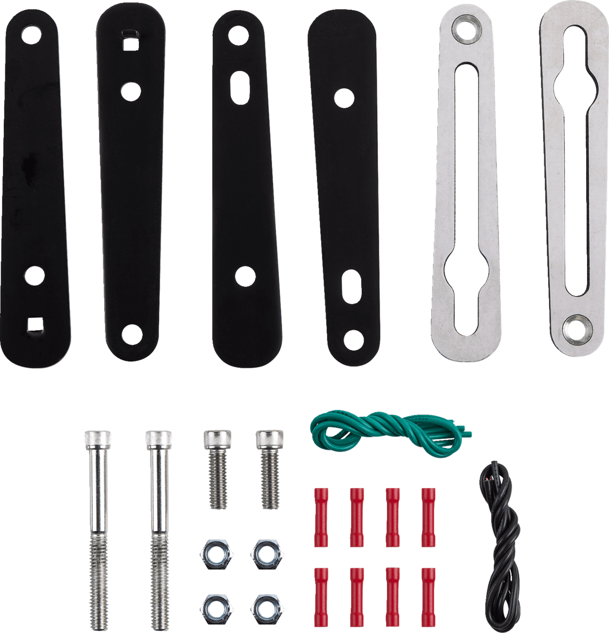 SADDLEMEN 2020-0421 Turn Signal Relocation Kit - Dyna - Black