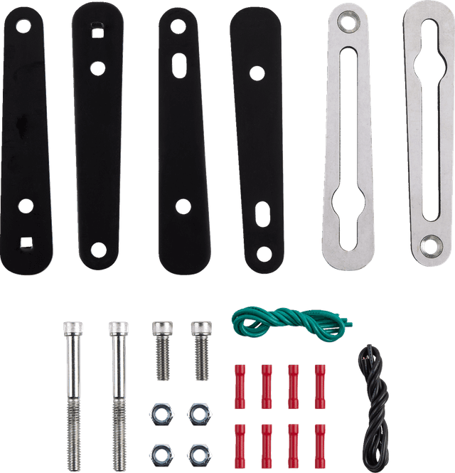SADDLEMEN 2020-0421 Turn Signal Relocation Kit - Dyna - Black