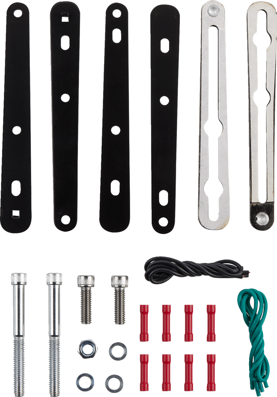 SADDLEMEN 2020-0422 Turn Signal Relocation Kit - Sportster - Black