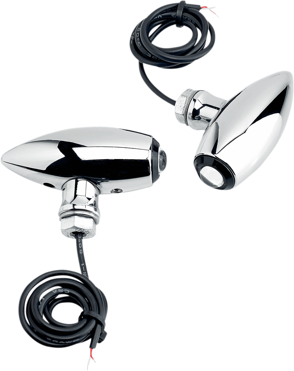 JOKER MACHINE 2020-0445 Astro LED Lights - Center-Mount - Chrome/Red