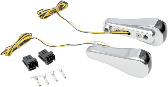 ALLOY ART 2020-0476 Turn Signals - LED - Front - Smooth - Chrome