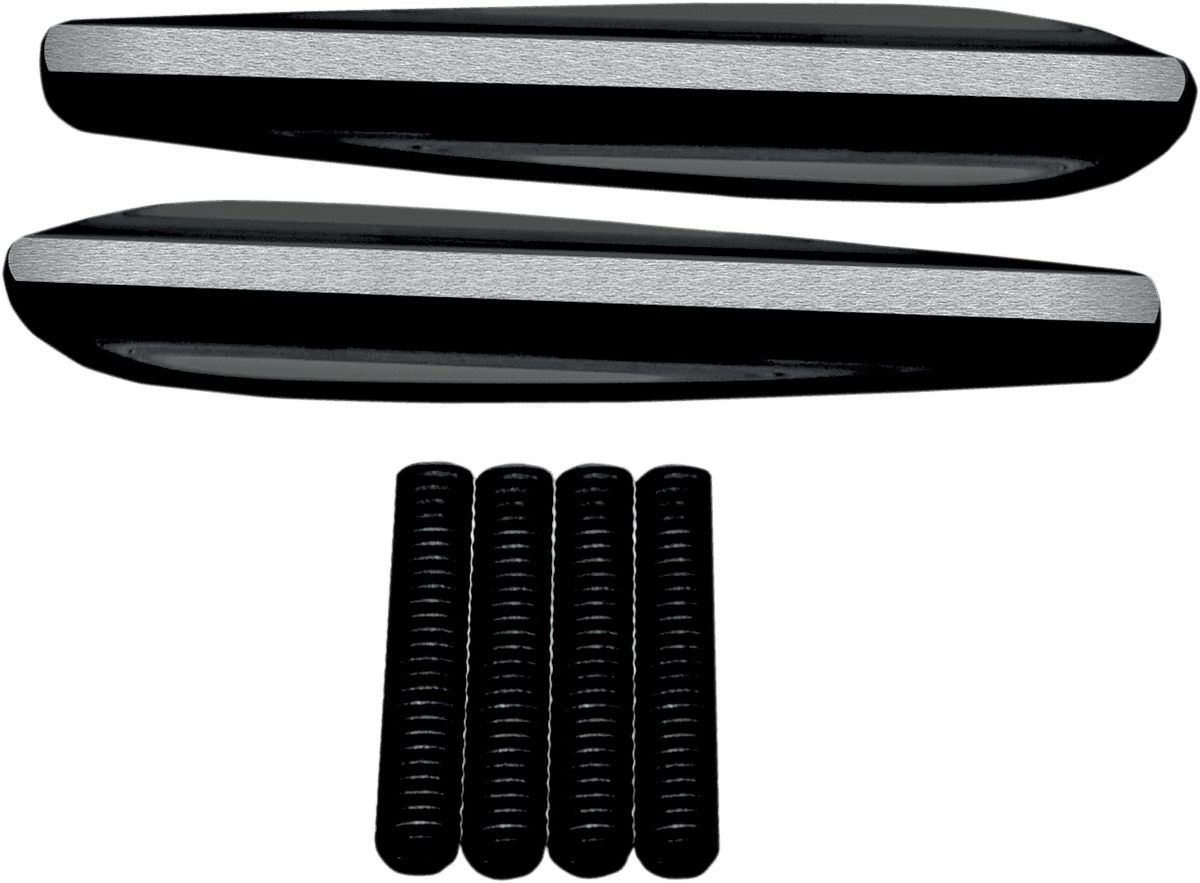 COVINGTONS 2020-0498 Turn Signal Eliminators - Finned - Black