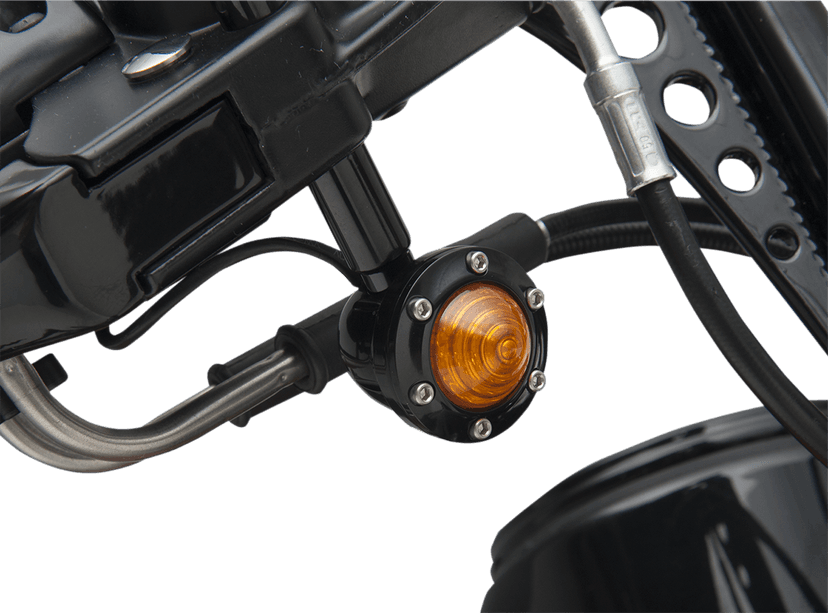 RSD 2020-0605 Front Tracker Turn Signal - Amber Lenses — image 2 of 2