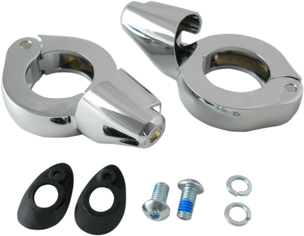 DRAG SPECIALTIES 2020-1267 Turn Signal Mount - 39 mm - Chrome