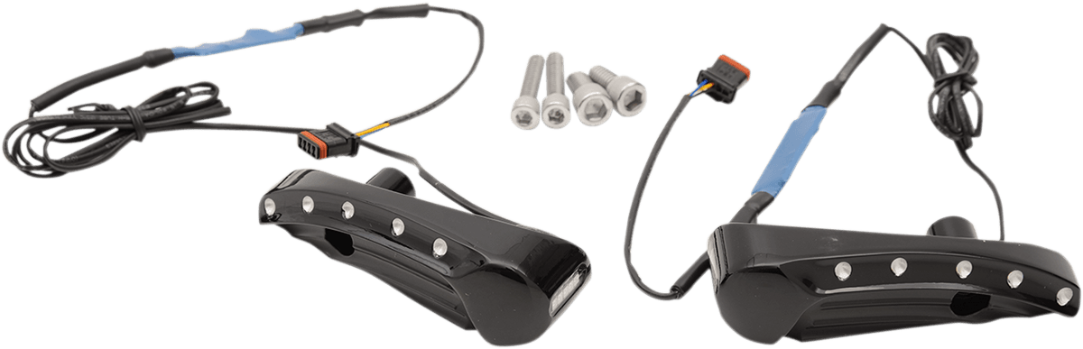 COVINGTONS 2020-1290 Turn Signal - Dimpled - Black - FLTR