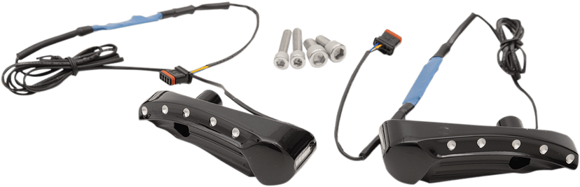 COVINGTONS 2020-1290 Turn Signal - Dimpled - Black - FLTR