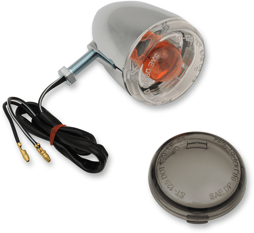 DRAG SPECIALTIES 2020-1379 Turn Signal - 1156 - Rear - Chrome