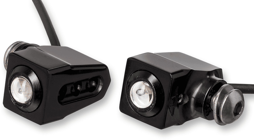 JOKER MACHINE 2020-1422 Side-mount LED Turn Signals - Black/Amber — image 1 of 7