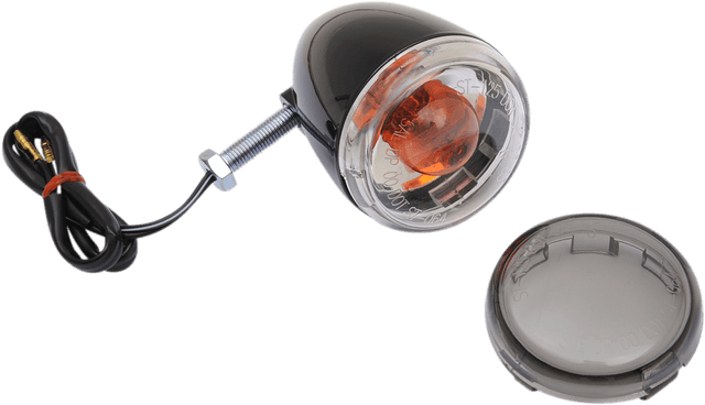 DRAG SPECIALTIES 2020-1430 Turn Signal - 1156 - Rear - Gloss Black