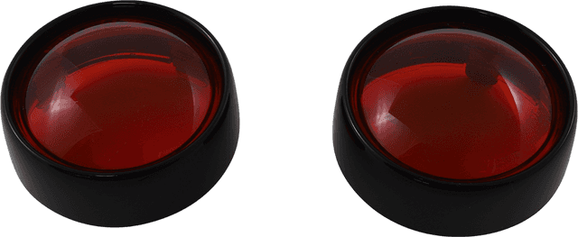 CUSTOM DYNAMICS 2020-1580 Bullet Signal Lenses - Black/Red
