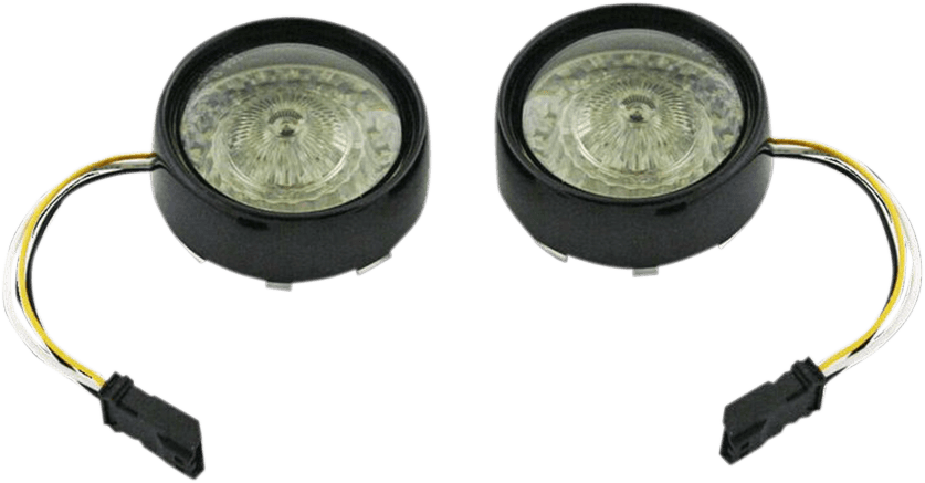 CUSTOM DYNAMICS 2020-1592 Bullet Turn Signal - JAE CVO - Gloss Black - Smoke Lens