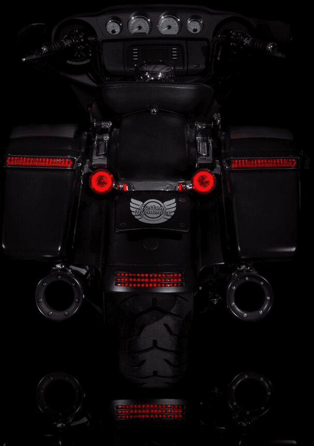 CUSTOM DYNAMICS 2020-1603 Rear Turn Signal Insert - JAE Bases - Red — image 3 of 3