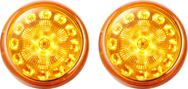CUSTOM DYNAMICS 2020-1675 Bullet Signal Insert - 1156 - Amber — image 1 of 2