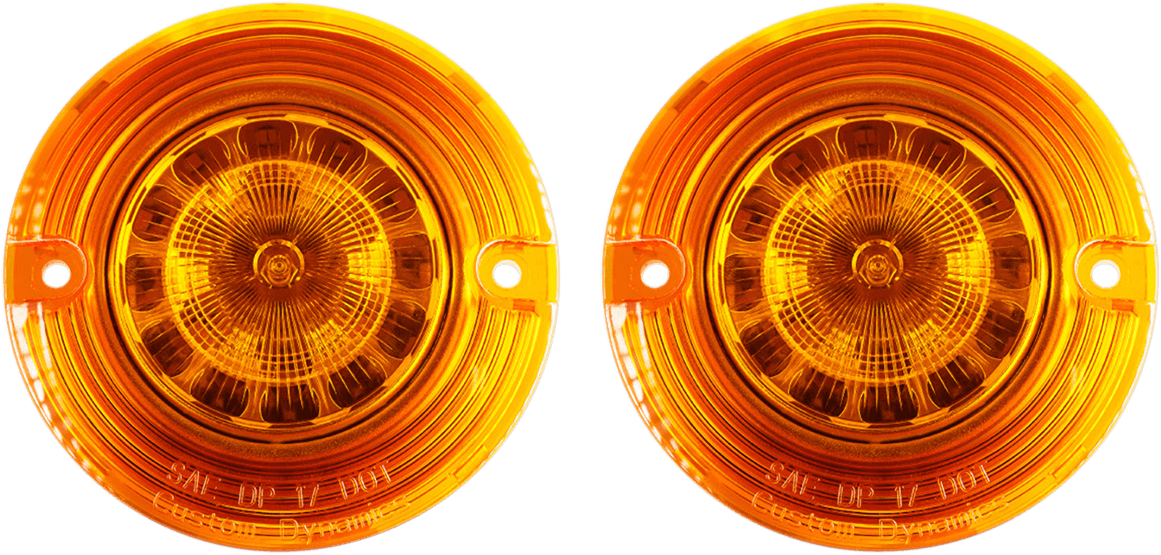 CUSTOM DYNAMICS 2020-1677 Flat Signal Insert - 1156 - Amber
