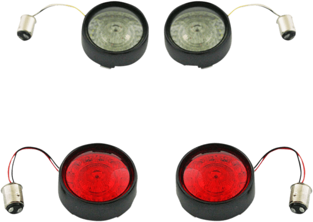 CUSTOM DYNAMICS 2020-1696 Full Bullet Turn Signal Conversion Kit - Black