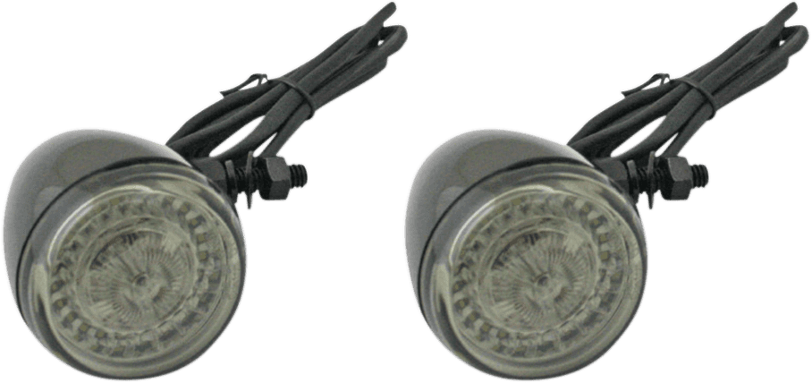CUSTOM DYNAMICS 2020-1733 ProBEAM® Turn Signals - Gloss Black/Smoke Lens - Universal