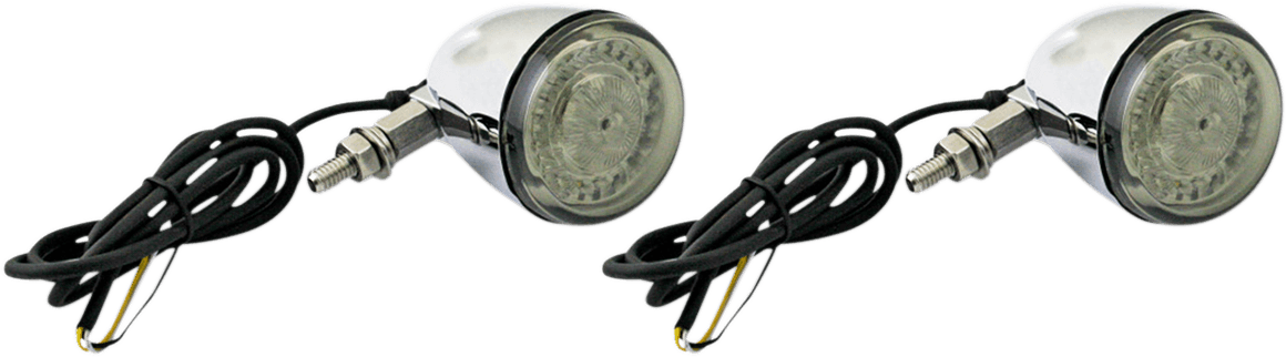 CUSTOM DYNAMICS 2020-1734 ProBEAM® Turn Signals - Chrome/Smoke Lens - Universal