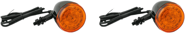 CUSTOM DYNAMICS 2020-1735 ProBEAM® Turn Signals - Gloss Black/Amber - Universal