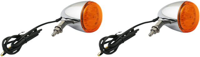 CUSTOM DYNAMICS 2020-1736 ProBEAM® Turn Signals - Chrome/Amber - Universal