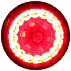 CUSTOM DYNAMICS 2020-1739 ProBEAM® Universal Turn Signals - Gloss Black/Red — image 2 of 2