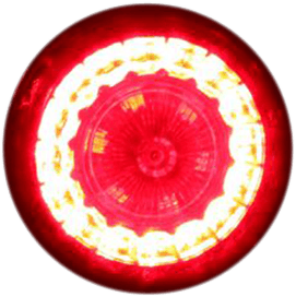 CUSTOM DYNAMICS 2020-1739 ProBEAM® Universal Turn Signals - Gloss Black/Red — image 2 of 2
