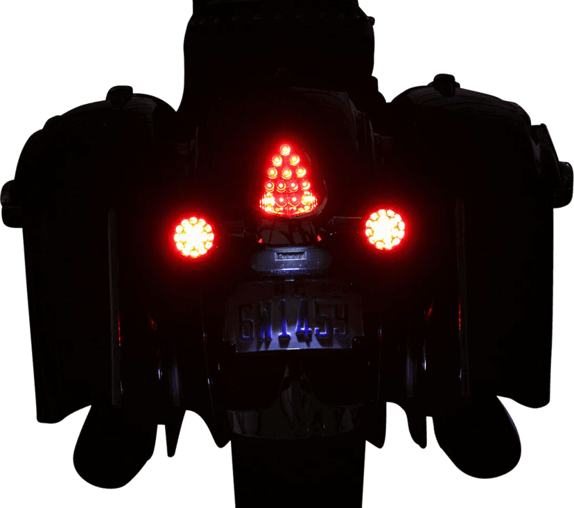 CUSTOM DYNAMICS 2020-1745 ProBEAM® Turn Signals - Black/Red — image 2 of 2