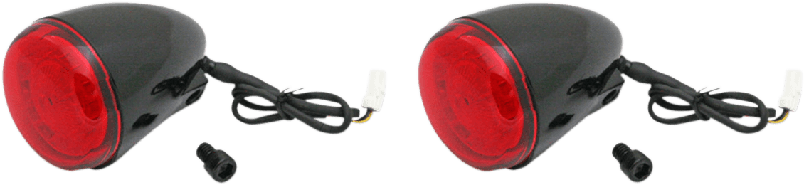 CUSTOM DYNAMICS 2020-1745 ProBEAM® Turn Signals - Black/Red