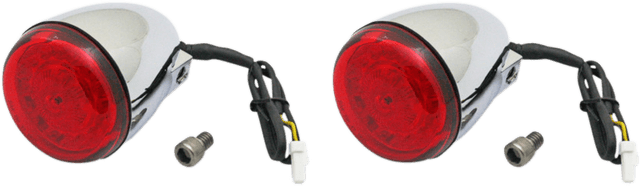 CUSTOM DYNAMICS 2020-1746 ProBEAM® Turn Signals - Chrome/Red — image 1 of 2