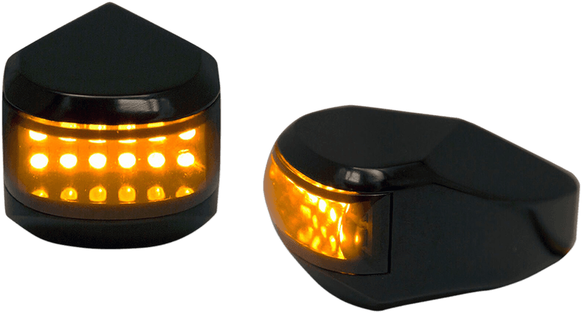 ALLOY ART 2020-1764 LED Driving/Turn Signal Light - Black - Smoke Lens — image 1 of 3