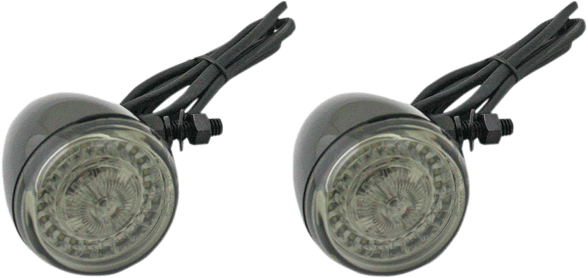 CUSTOM DYNAMICS 2020-1796 Front Turn Signal - Universal - Black