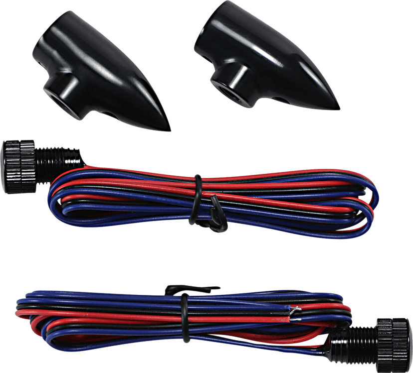 PAUL YAFFE BAGGER NATION 2020-1799 Marker Lights - Lightning Bullet - Amber - Black — image 3 of 3